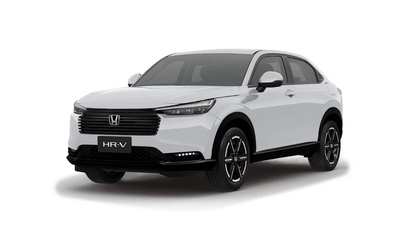 Honda HR-V 2022 Branco, vista lateral, seminovo