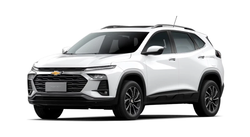 Chevrolet Tracker 2023 Branco, vista lateral, seminovo